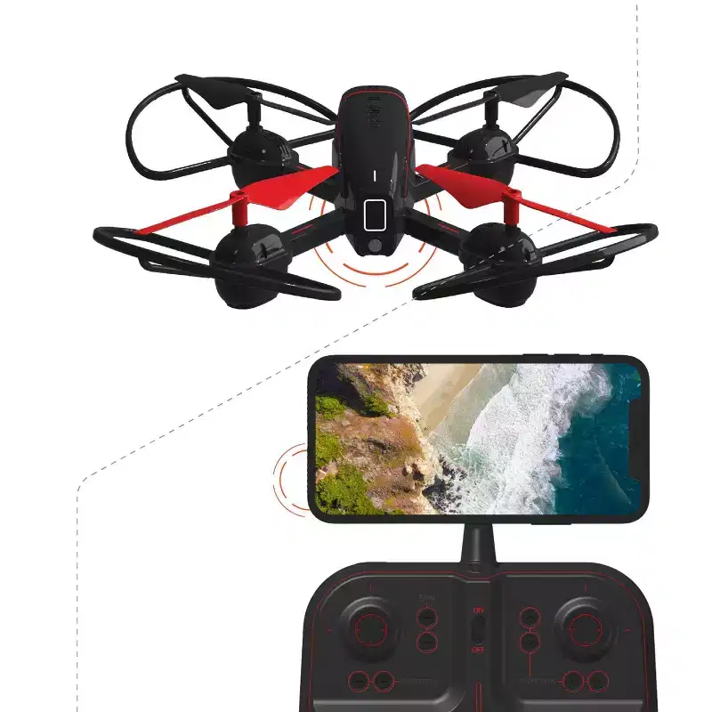 Sharper Image Drone with Streaming Camera: Beginner Remote Control, Bluetooth Wireless, Rechargeable Battery, Indoor/Outdoor Use