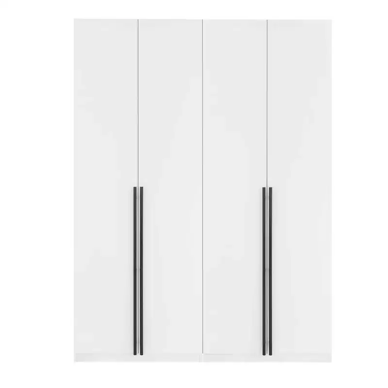 Lee 2 Door and 4 Shelf Wardrobe Closets