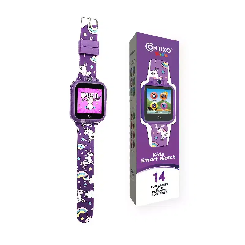 Contixo 2-pk Kids Smart Watch, 16 Educational Games, HD Touch Screen, Camera, Video & Audio Toys Watch for Aged 3 to 12-Year Old Boys and Girls