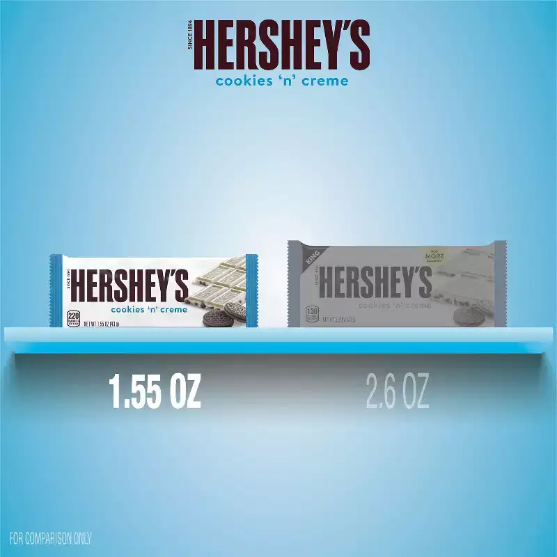 Hershey's Cookies 'N' Creme Candy Bar - 1.55oz