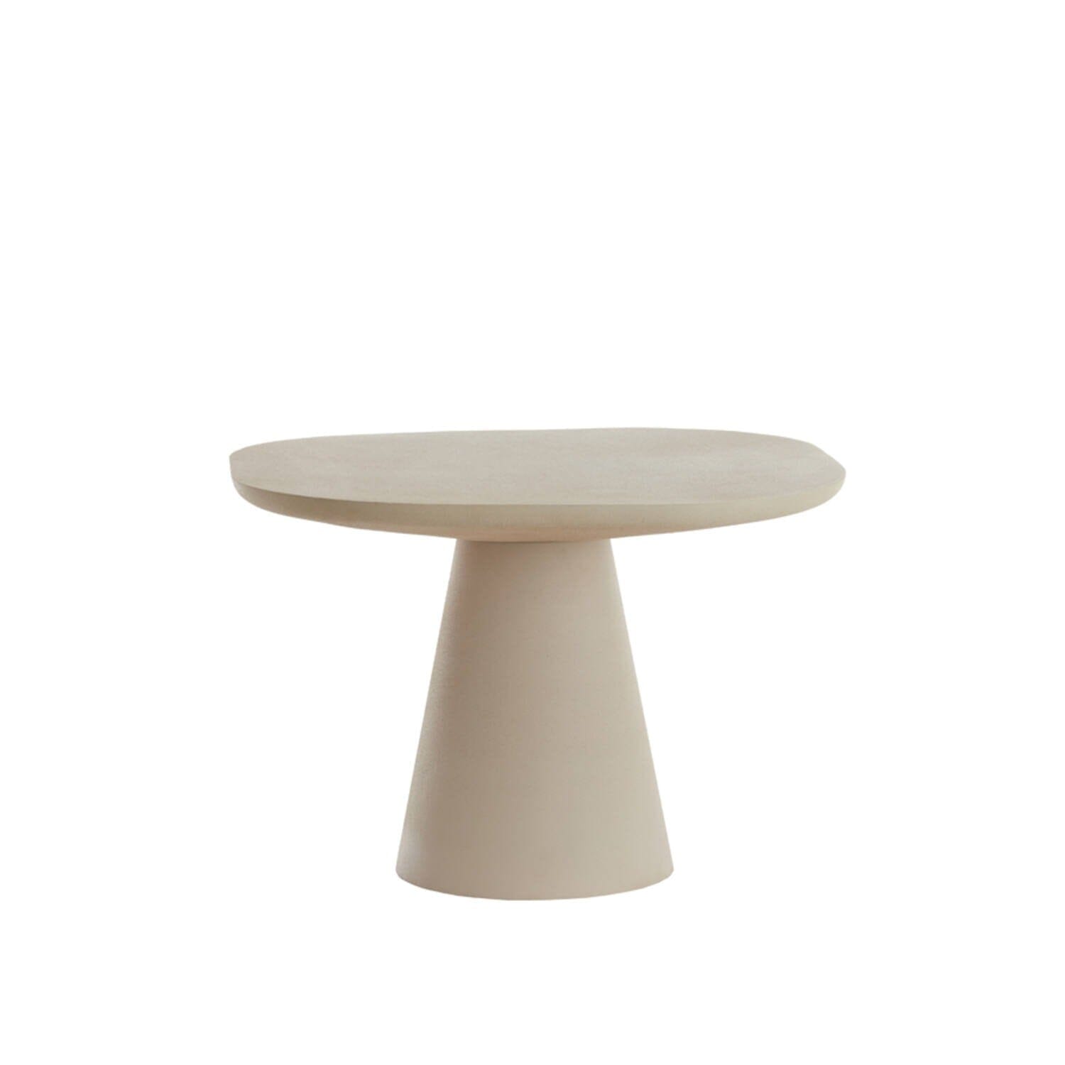 Cream Round Side Table