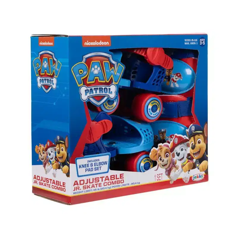 PAW Patrol Jr.Roller Kids' Roller Skate with Pad Set