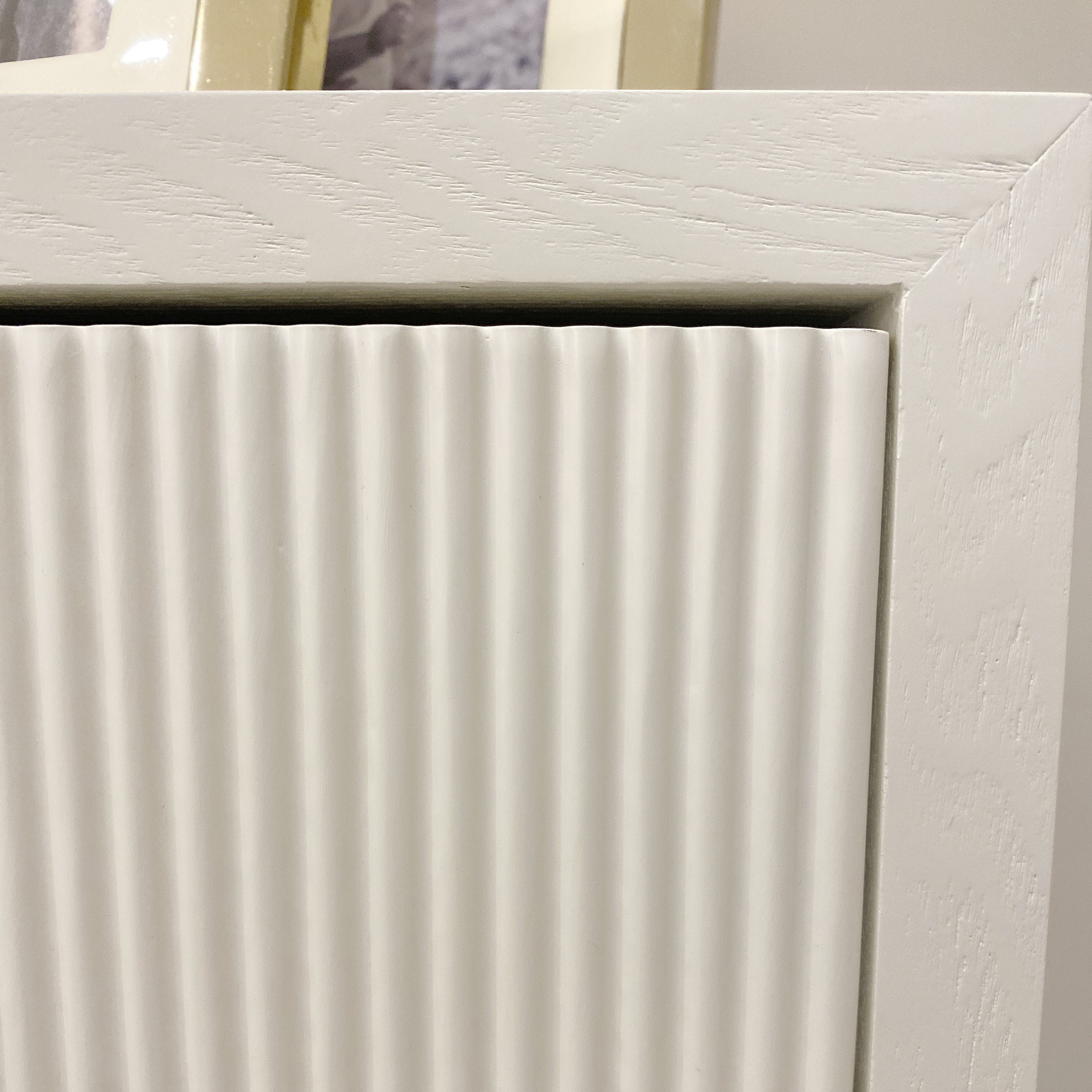 Ivory Wide Bedside Table