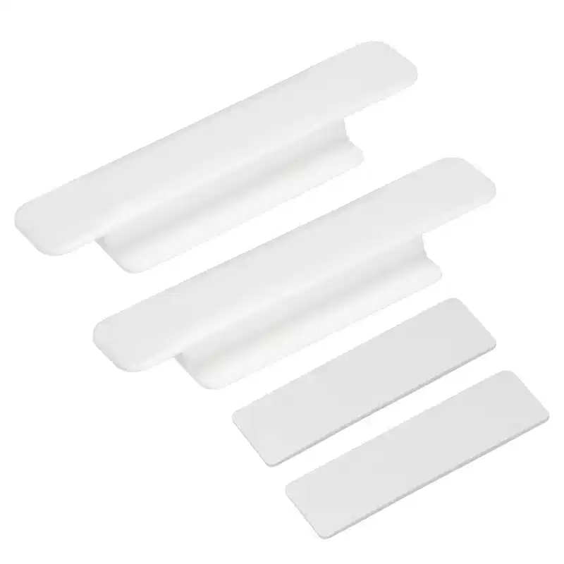 Unique Bargains Plastic Self-Adhesive Drawer Wardrobe Sliding Door Pulls