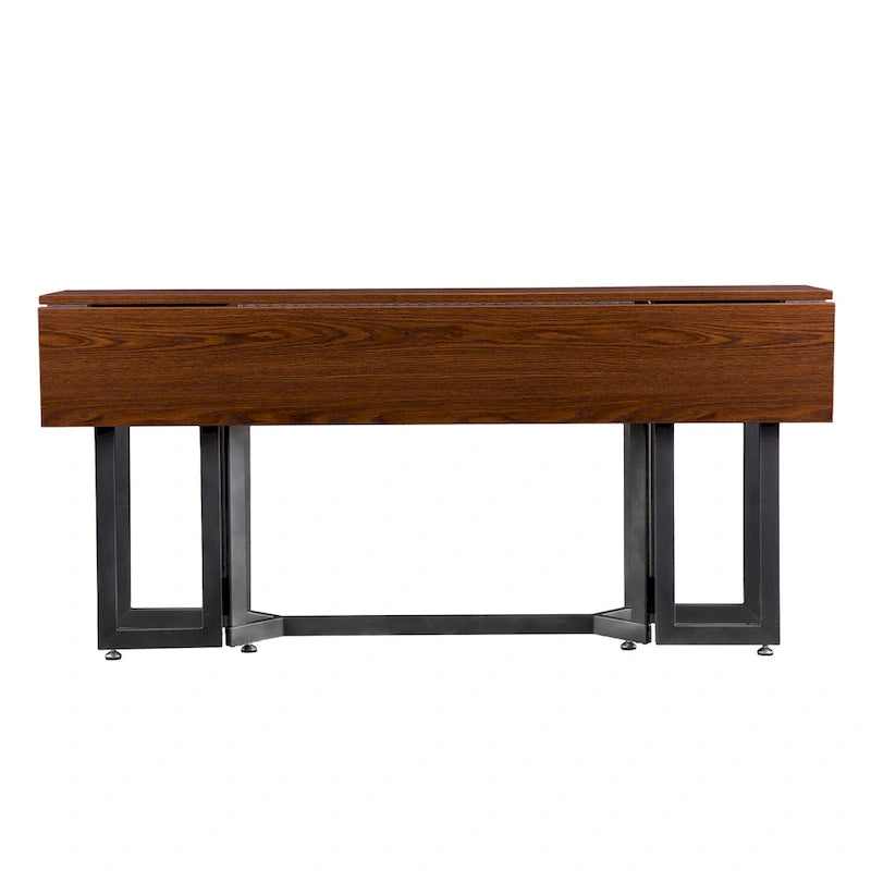 Drop Leaf Console to Dining Table - Black