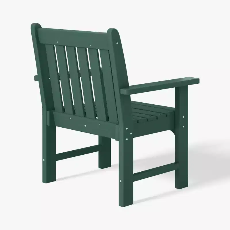 WestinTrends Malibu Outdoor Patio 3-Piece HDPE Adirondack Garden Chairs with Square Adirondack Side Table Set