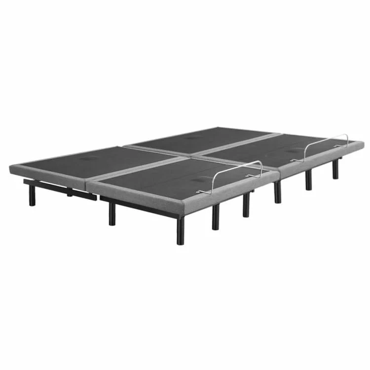 Adjustable Electric Bed Frame Base, 3-Speed Head & Foot Massage, Wireless Remote, USB Ports