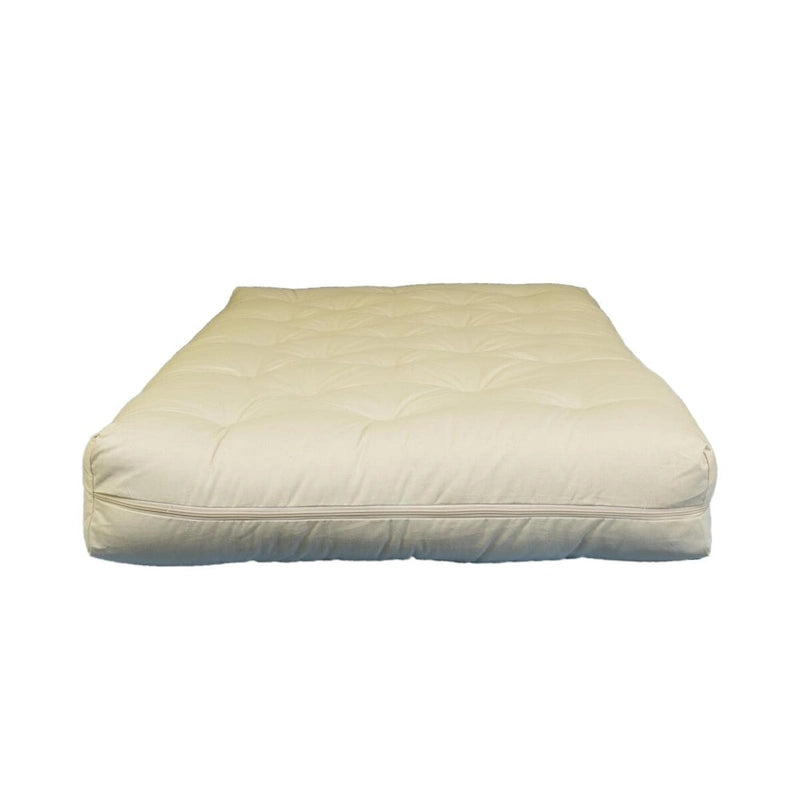 Cotton & Foam Futon Mattress – Natural, Handcrafted, GREENGUARD Gold Certified, Twin / Full / Queen