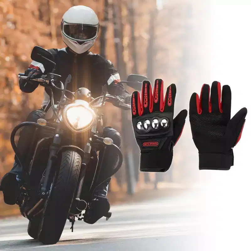 Unique Bargains Motorcycle Cycling Gloves 1 Pair