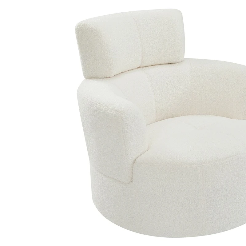 360Swivel Chair Upholstered Accent Barrel Chair