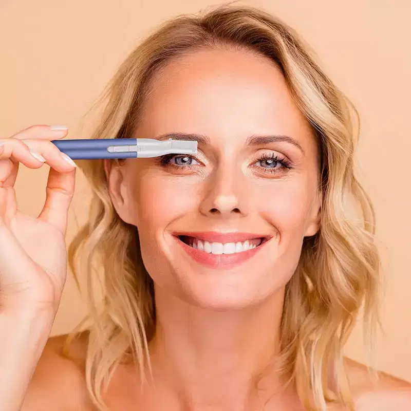 bliss Beauty Brow & Body Trimmer - Lavender: Whole Body, All Hair Types, Powered Hair Removal Devices, Battery Operated