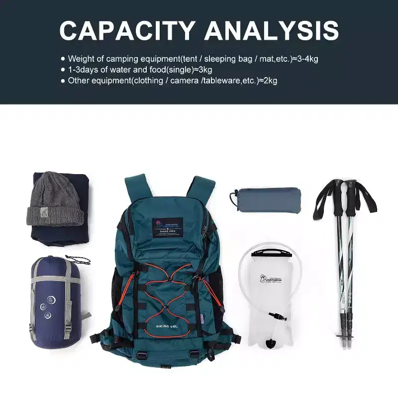 Narwey Hiking Backpack 35L Travel Backpack Lightweight Daypack