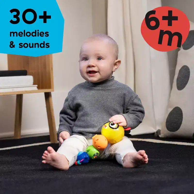 Baby Einstein Twist-a-Pal Cal Sensory Toy - 6-36m: Fine Motor Skills, Baby and Toddler Learning, Plastic