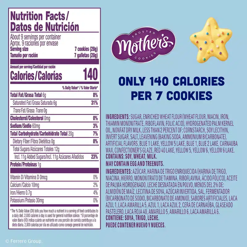 Mother's Cookies Summer Sidekicks Cookies - 9oz
