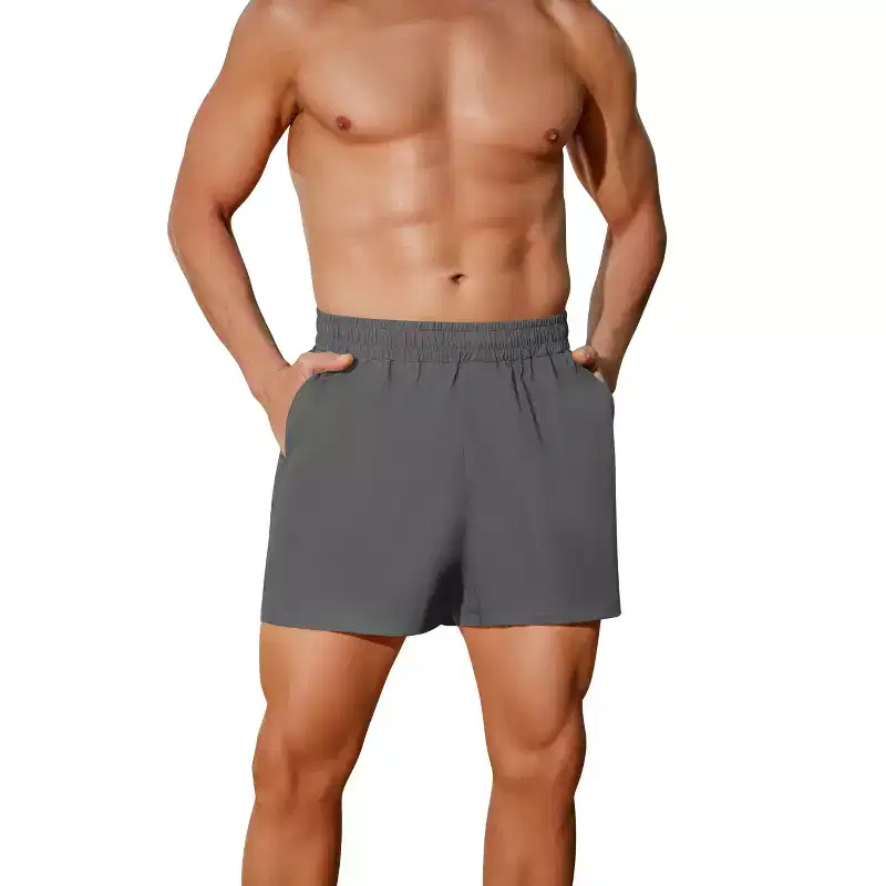 Pinspark Men's Workout Shorts 5\ Lightweight Running Shorts Quick Dry Athletic Gym Shorts with Zip Pocket Towel Loop
