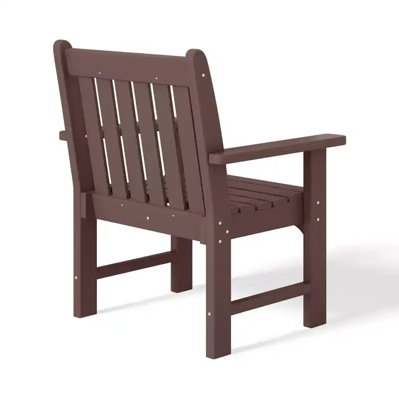 WestinTrends Malibu Outdoor Patio 3-Piece HDPE Adirondack Garden Chairs with Square Adirondack Side Table Set