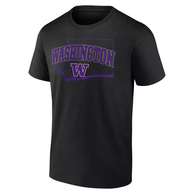 NCAA Washington Huskies Men's Black Core T-Shirt