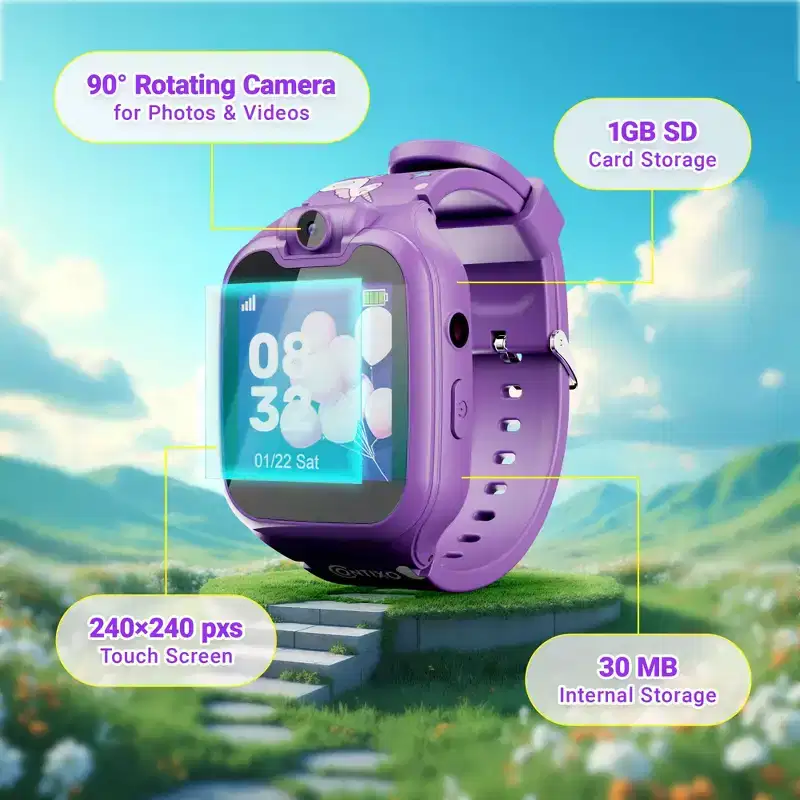 Contixo Kids Smartwatch with Camera, 1.54 HD Touch Screen, 16 Educational Games, Music, Video & Audio watch Toys For Boys & Girls Ages 3-12