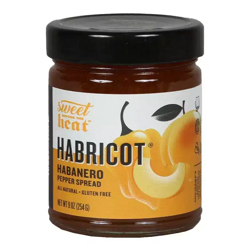 Chili Dawg's Foods of Fire 9 oz Gluten Free Habricot Pepper Spread - Pack of 2