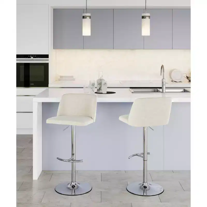 Adjustable Swivel Bar Stool