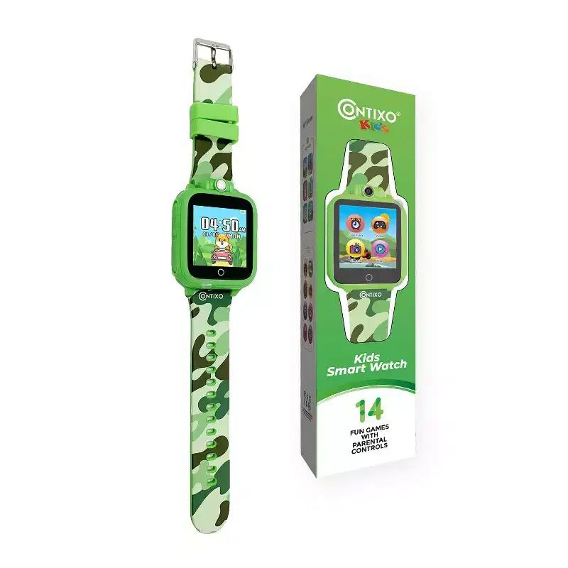 Contixo Kids Smartwatch with Camera, 1.54 HD Touch Screen, 16 Educational Games, Music, Video & Audio watch Toys For Boys & Girls Ages 3-12