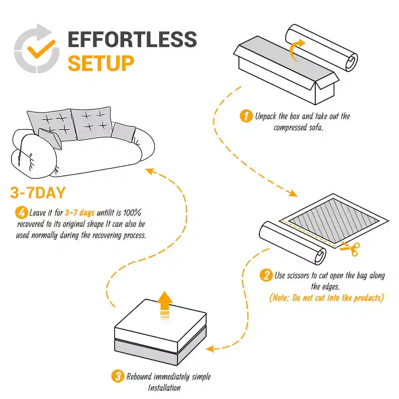 78.7 Inch Multifunctional Foldable Sofa Bed, 3-in-1 Teddy Fabric Foam Filled, Beige