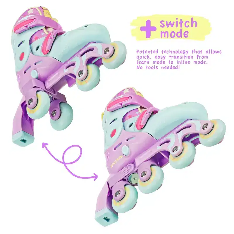 Roller Derby Switch Adjustable Girl's Roller Skates