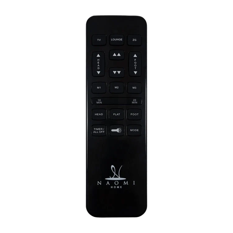 Adjustable Electric Bed Frame Base, 3-Speed Head & Foot Massage, Wireless Remote, USB Ports