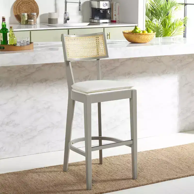 Galway Cane Bar Stool - Safavieh