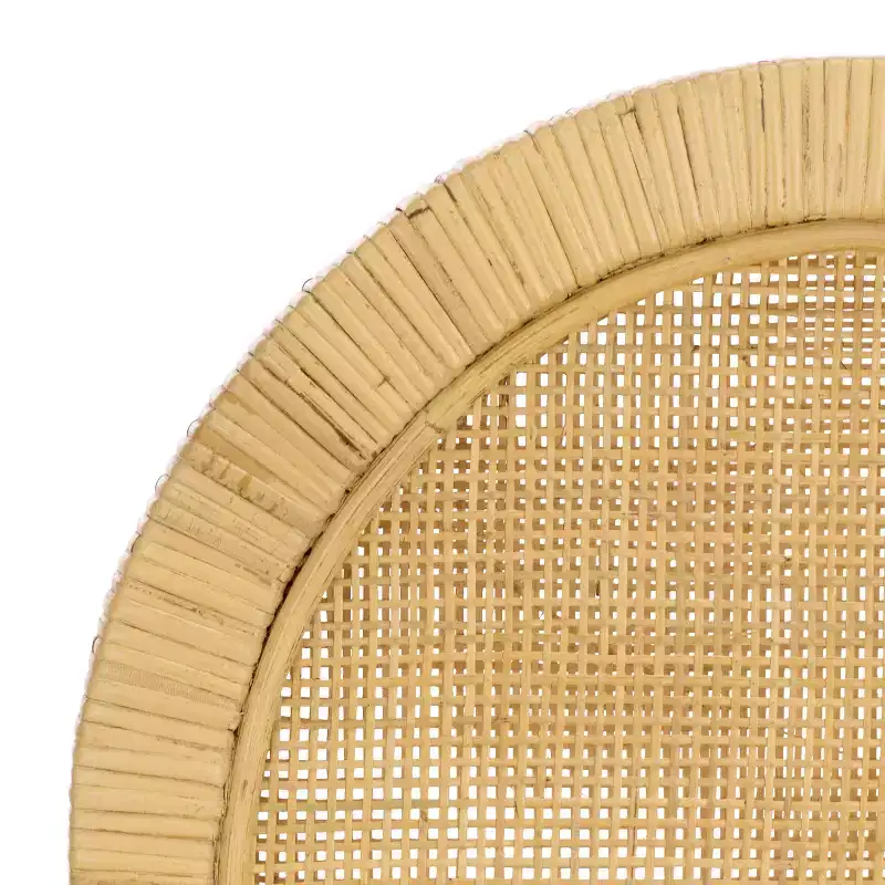 Cane Round Back Bar Stool