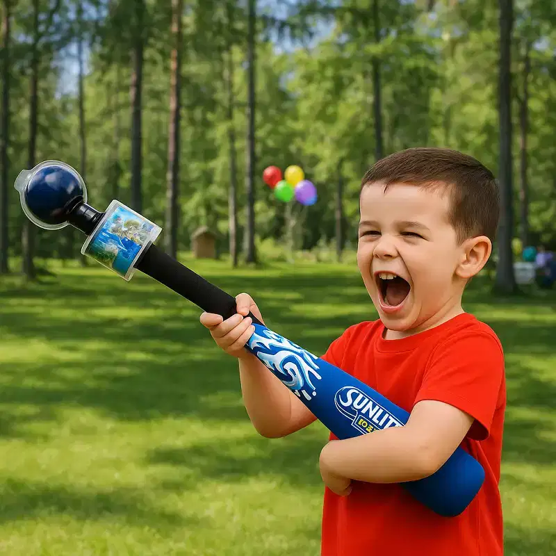 Sunlite Sports Water Baseball Game Set  Neoprene Bat & Ball for Kids & Families, Pool, Beach, Backyard & Outdoor Play