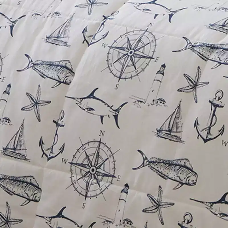 Split P Captain Quarters Queen Bedspread