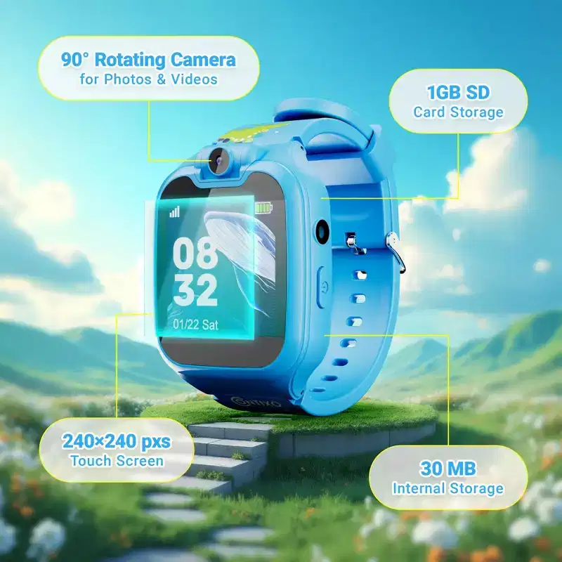 Contixo Kids Smartwatch with Camera, 1.54 HD Touch Screen, 16 Educational Games, Music, Video & Audio watch Toys For Boys & Girls Ages 3-12