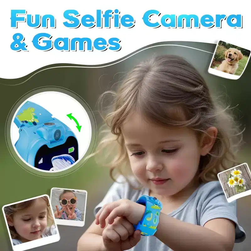 Contixo Kids Smartwatch with Camera, 1.54 HD Touch Screen, 16 Educational Games, Music, Video & Audio watch Toys For Boys & Girls Ages 3-12