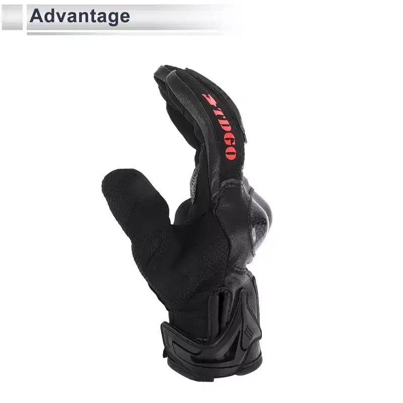 Unique Bargains Motorcycle Gloves Spring Summer Breathable Smartphone Touch 1 Pair