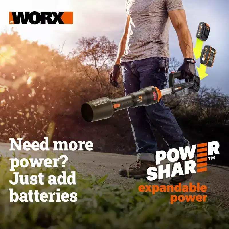 Worx Nitro WP772 40V PowerShare PRO 21 Cordless Push Lawn Mower