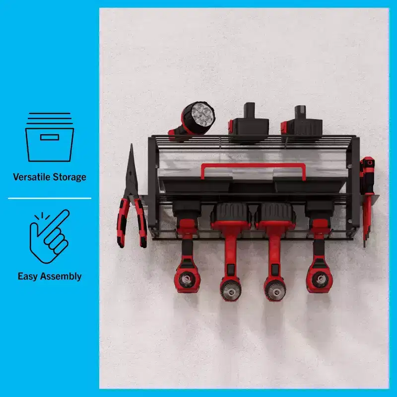 Stalwart 3-Tier Power Tool Organizer Shelving