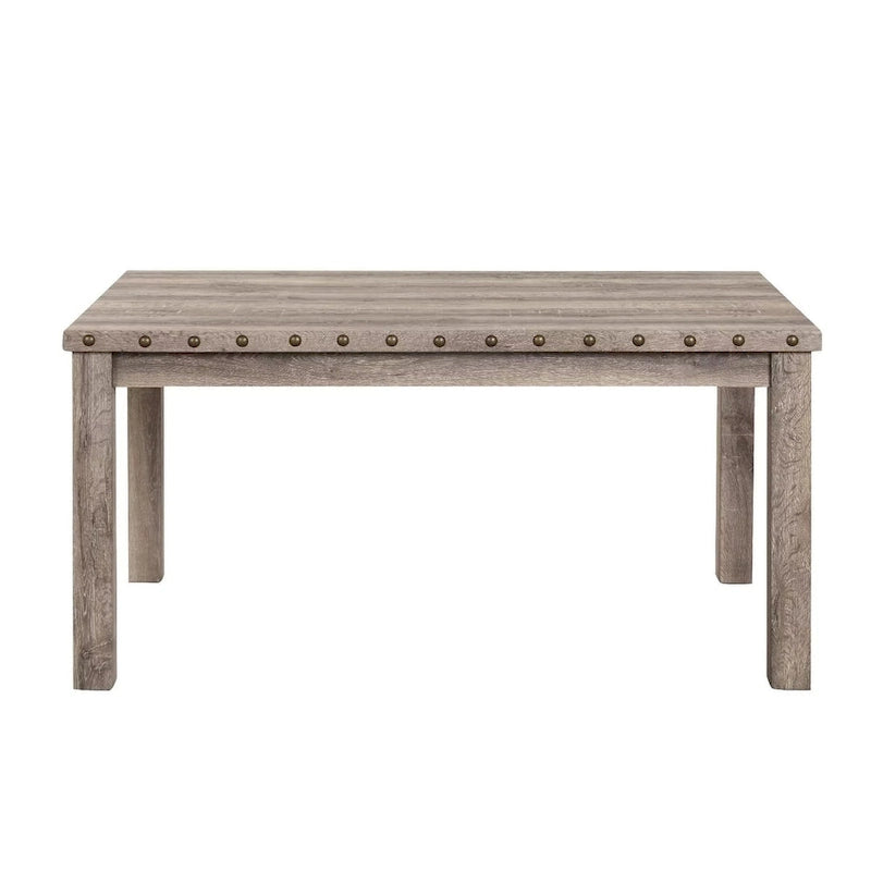 Rustic Farmhouse Rectangular Dining Table, Premium Wood