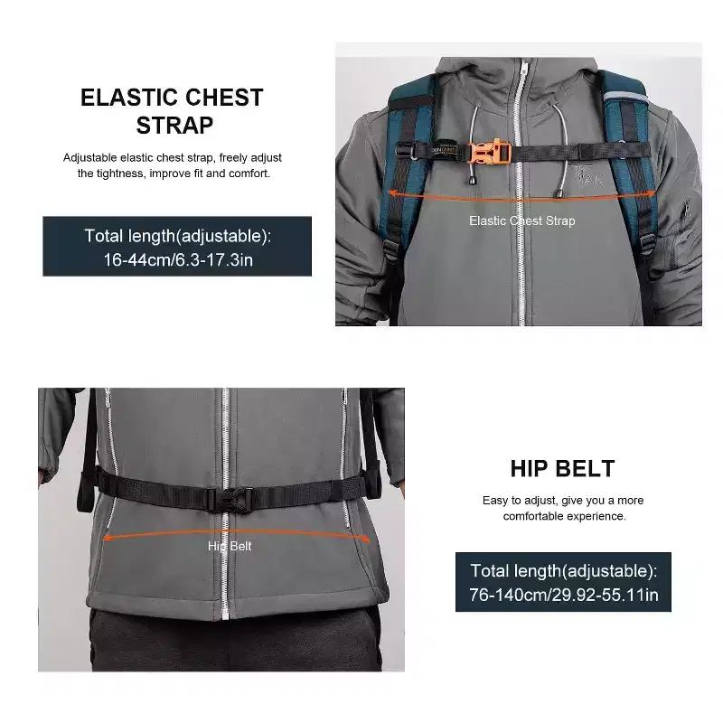 Narwey Hiking Backpack 35L Travel Backpack Lightweight Daypack
