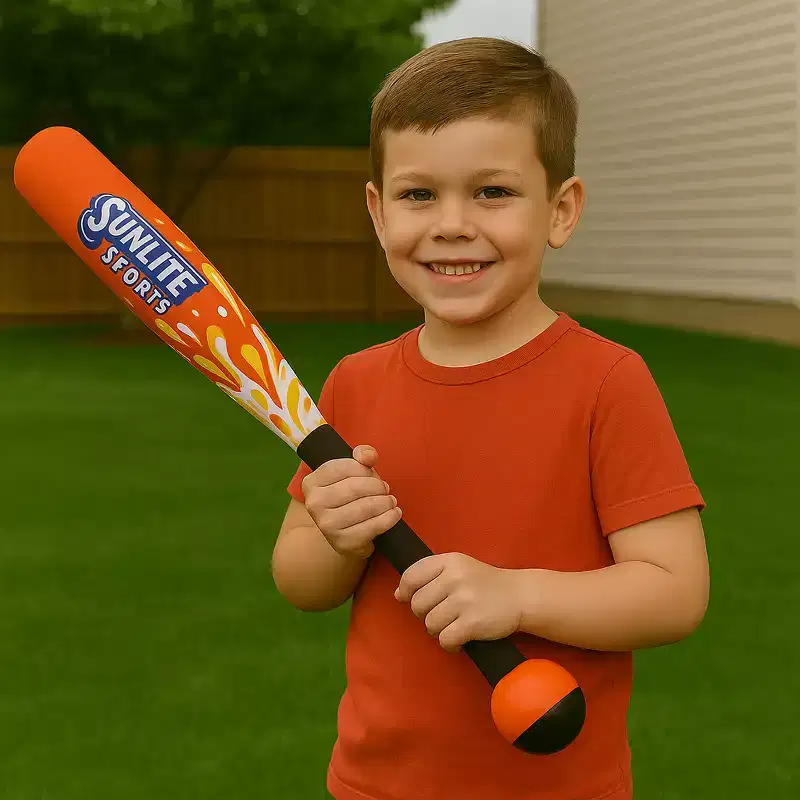 Sunlite Sports Water Baseball Game Set  Neoprene Bat & Ball for Kids & Families, Pool, Beach, Backyard & Outdoor Play