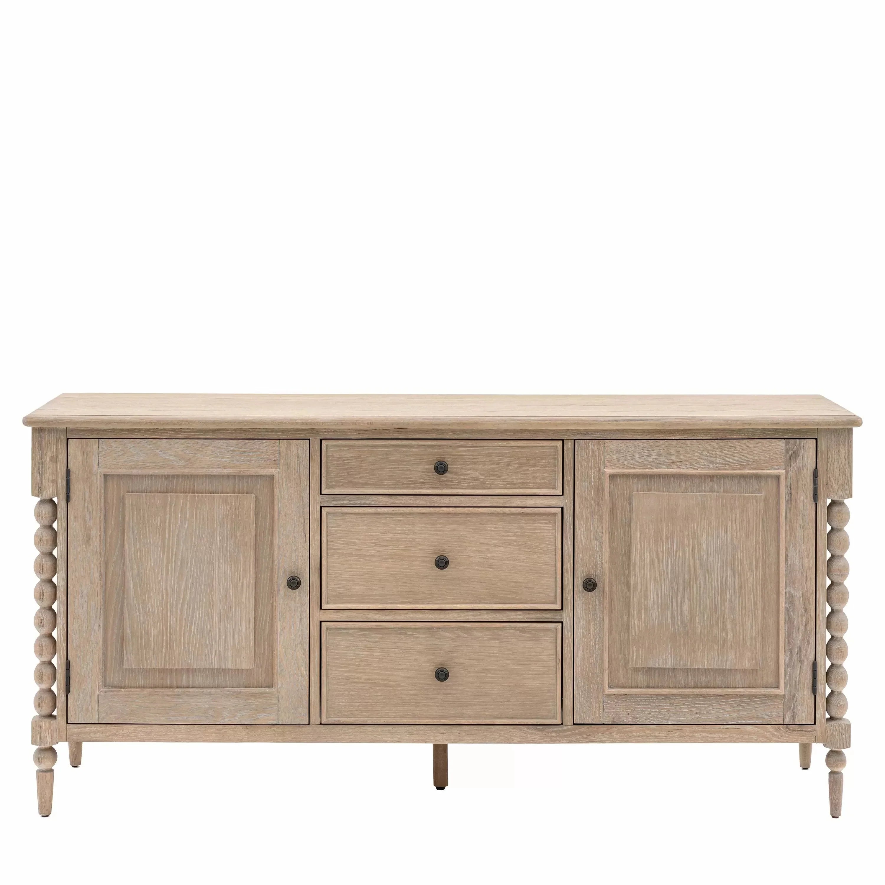 2 Door 3 Drawer Oak Sideboard