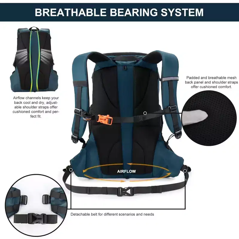 Narwey Hiking Backpack 35L Travel Backpack Lightweight Daypack