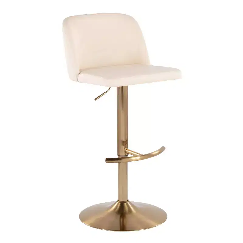 Adjustable Swivel Bar Stool