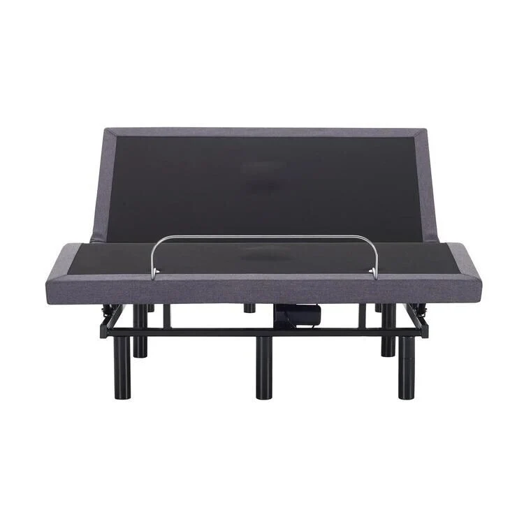 Adjustable Electric Bed Frame Base, 3-Speed Head & Foot Massage, Wireless Remote, USB Ports