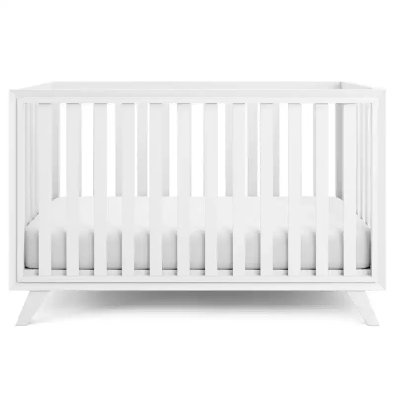 Comfy Cubs Baby Crib for 0 to 3 Years - Adjustable Mattress Height - 80 lbs Capacity Nursery Bed