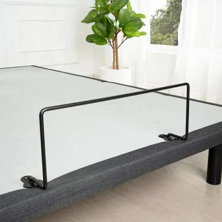 Adjustable Electric Bed Frame Base, 3-Speed Head & Foot Massage, Wireless Remote, USB Ports