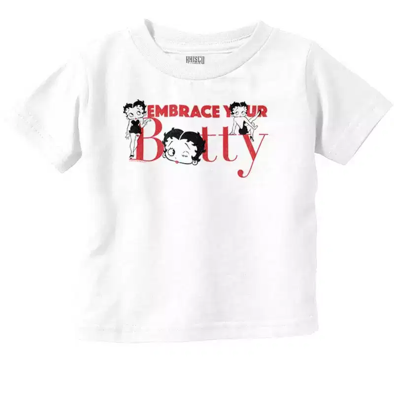 Betty Boop Embrace Your Beauty Cute Toddler Baby Girl T Shirt Licensed Brisco Brands
