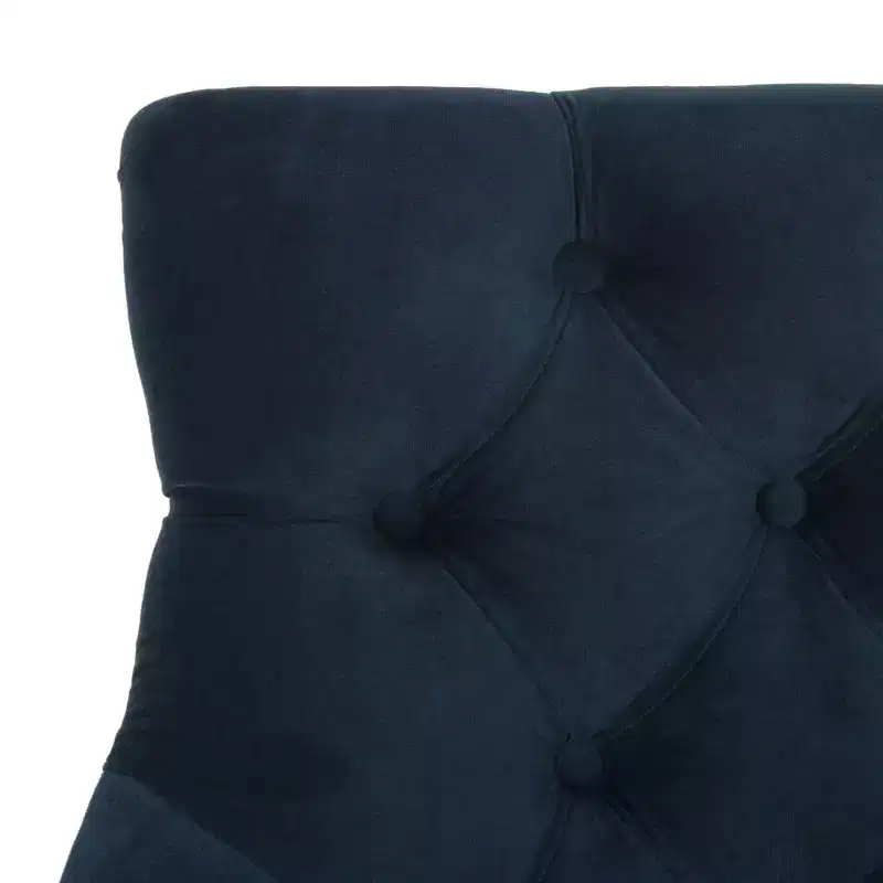 Tufted Wing Back Bar Stool
