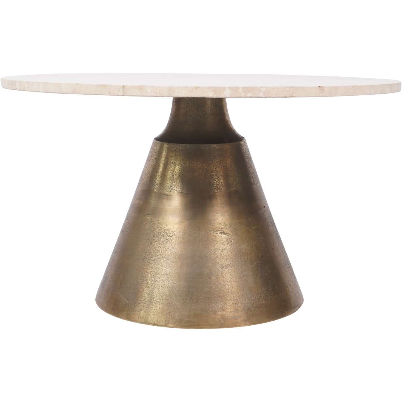 Large Gold & Marble Coffee Table