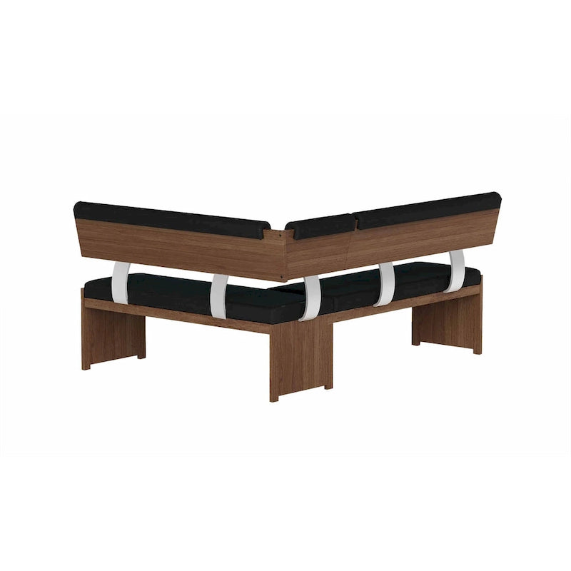 Upholstered Nook with Solid Wood Frame